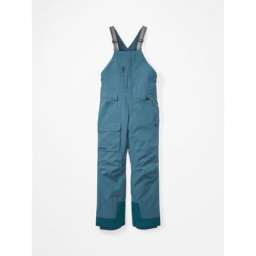 Marmot Discovery Bib Ski Pants For Mens Blue Grey WXO652783